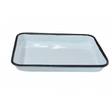 ЛУЭ-240 Rectangular tray enameled  240 x 180 x 30 mm 